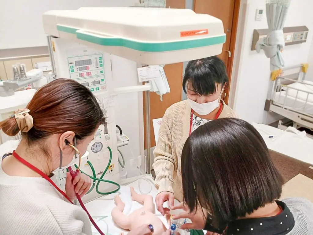 院外でのNCPR（新生児蘇生法）講習会を行いました | ティアラ