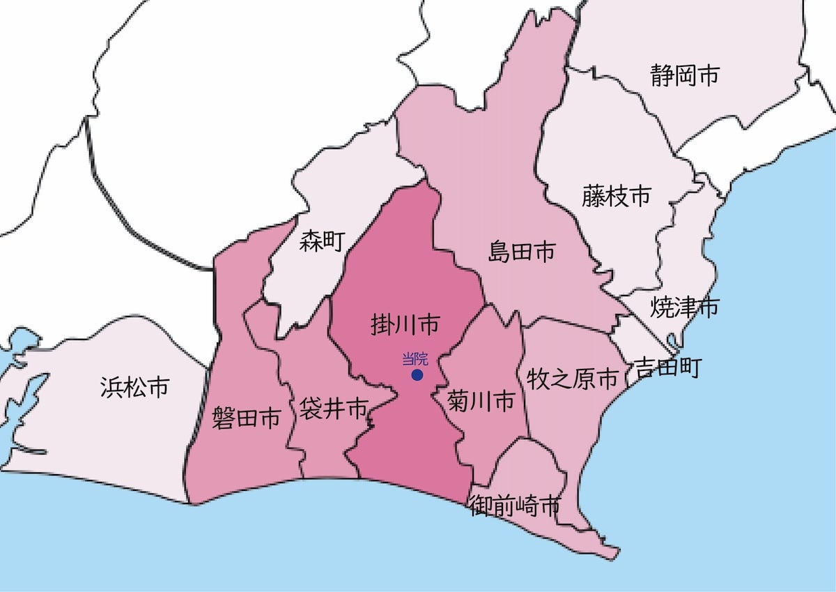 ティアラウィメンズクリニック来院分布